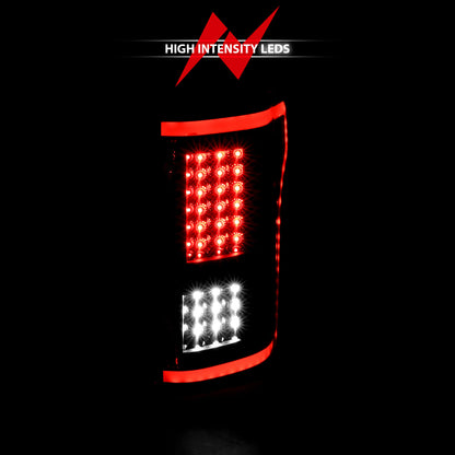 Tail Light Led Taillights Black Ford F-150 2015-2017 AnzoUSA-5