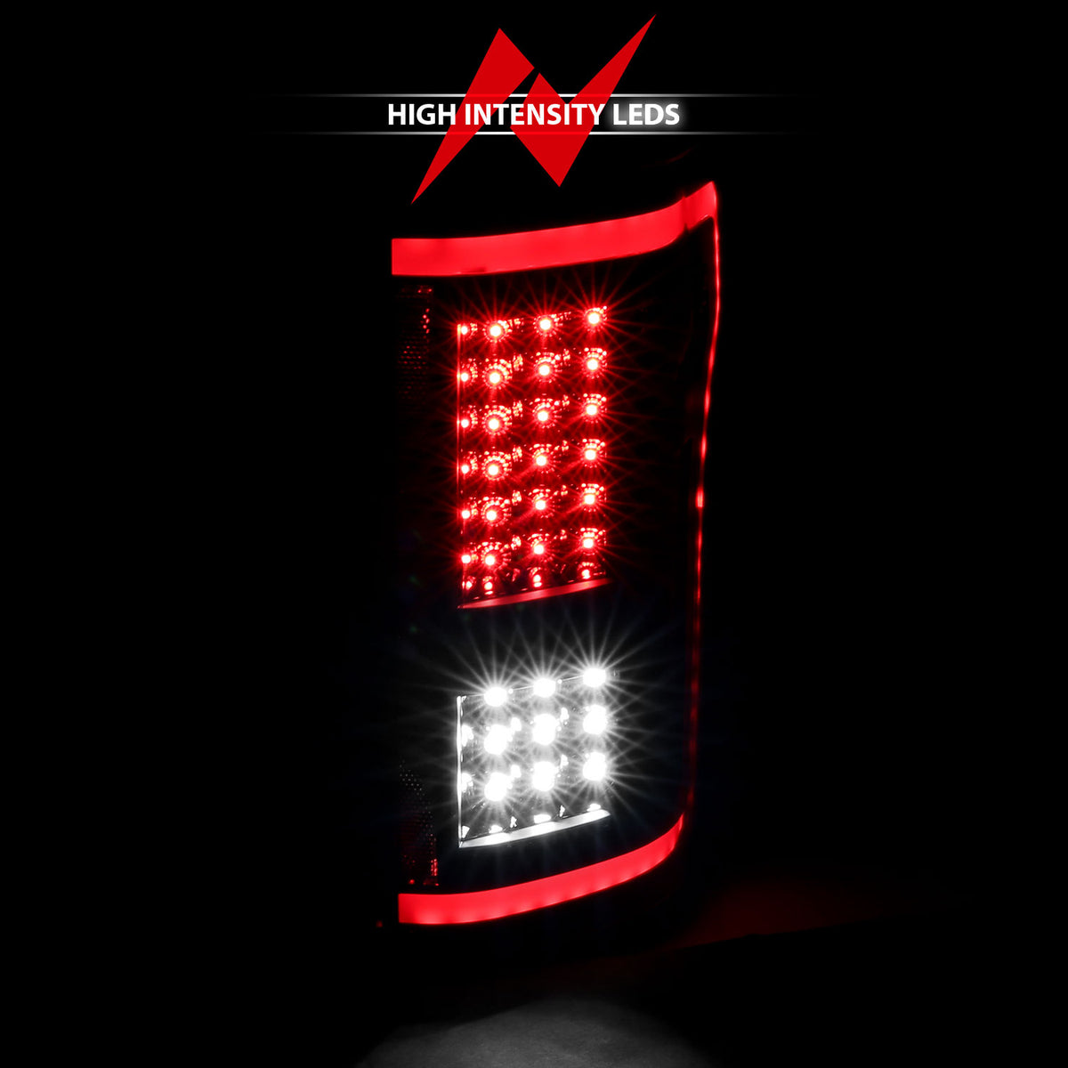 Tail Light Led Taillights Black W/ Sequential Ford F-150 2015-2017 AnzoUSA-5