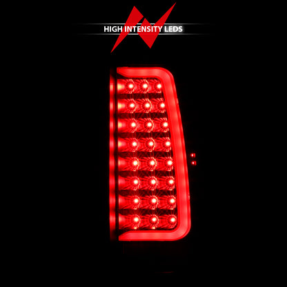 Tail Light Set Black Housing Clear Lens Pair LED Chevrolet Suburban 1500/Tahoe 2007-2014, Suburban 2500/Yukon XL 2500 2007-2013 Yukon/XL 1500 2007-2014 AnzoUSA-5