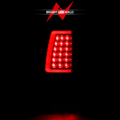 Tail Light Set LED Black Housing Smoke Lens Pair Chevrolet Silverado 1500/2500 1999-2002, 1500 HD/2500 HD 2001-2002, 3500 2001-2003, GMC Sierra 1500 1999-2007, 1500 HD/2500 HD/3500 2001-2006, 2500 1999-2004 AnzoUSA-5