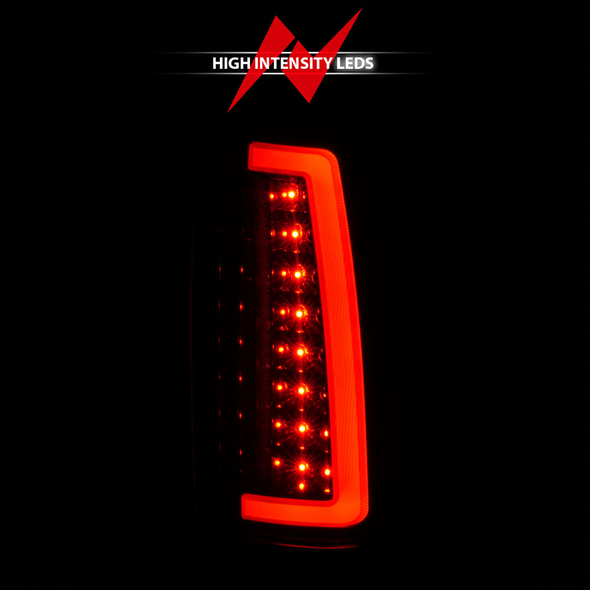 Tail Light Set LED Black Housing Clear Lens Pair Cadillac Escalade 1999-2000, Chevrolet Blazer/Suburban 1992-1994, C1500 1988-2001, C2500/C3500/K2500/K3500 1988-2000, Chevrolet K1500 1988-1999, Tahoe/Yukon 1992-2000, GMC C1500/K1500 1988-1999 AnzoUSA-5