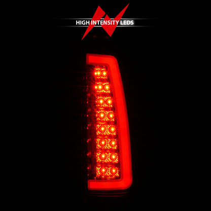 Tail Light Set LED Chrome Housing Red/Clear Lens Pair Escalade 1999-2000, Chevrolet Blazer/Suburban 1992-1994, C1500 1988-2001, C2500/C3500/K2500/K3500 1988-2000, Chevrolet K1500 1988-1999, Tahoe/Yukon 1992-2000, GMC C1500/K1500 1988-1999 AnzoUSA-5