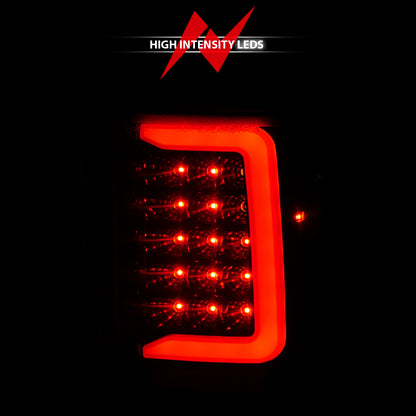 Tail Light Set LED Black Housing Smoke Lens Pair Ford F-100 Ranger 1996-1997, Ford Ranger 1993-1997 AnzoUSA-5