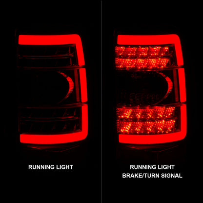 Tail Light Set LED Black Housing Clear Lens Pair Chevrolet Suburban 1500/2500/Tahoe 2000-2006, GMC Yukon/XL 1500 2000-2006, GMC Yukon XL 2500 2001-2006 AnzoUSA-5