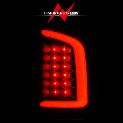 Tail Light Set LED Black Housing Clear Lens Pair Dodge Ram 1500 2002-2006, 2500/3500 2003-2006 AnzoUSA-5