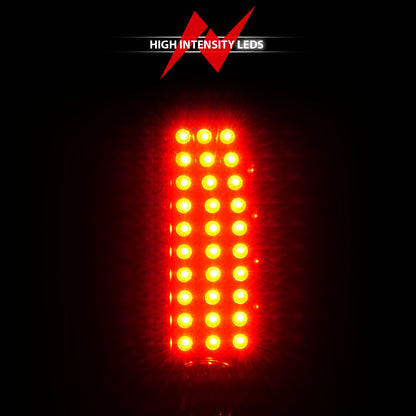 Tail Light Set LED Black Housing Pair Colorado/Canyon 2004-2012 AnzoUSA-5