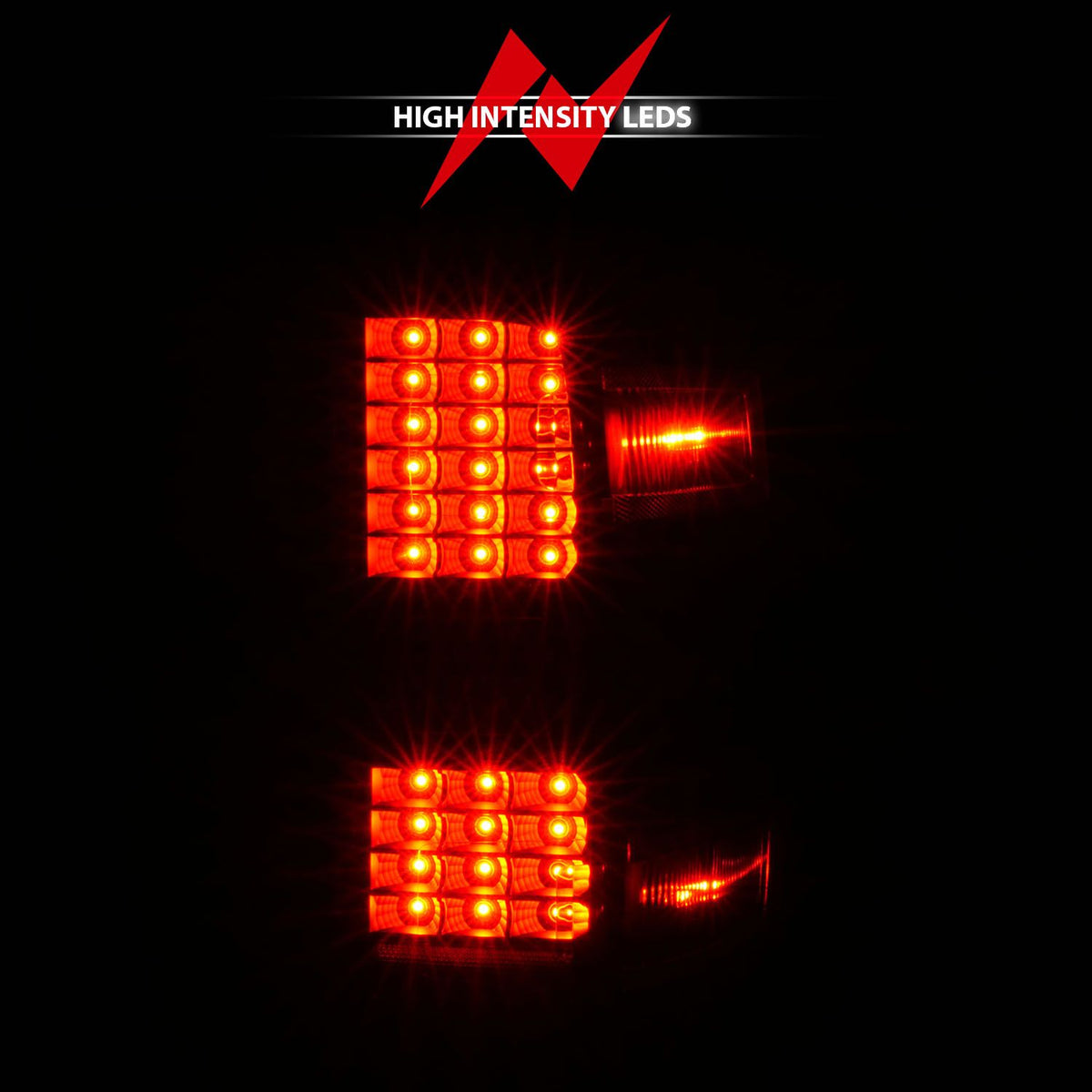 Tail Light Set LED Black Housing Clear Lens Pair Will Not Work On Factory LED Tail Light For Gmc Sierra Dually Models Chevrolet Silverado 1500 2014-2018, 2500 HD/3500 HD 2015-2019, GMC Sierra 3500 HD 2015-2019 AnzoUSA-6