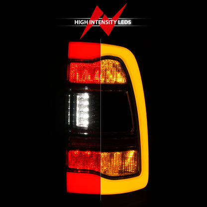 Tail Light Set LED Sequential LED Amber Switchback Turn Signal Black Housing Smoke Lens Pair Dodge Ram 1500/2500/3500 2009-2010, Ram 1500/2500/3500 2011-2018, Ram 1500 2019-2023 AnzoUSA-5