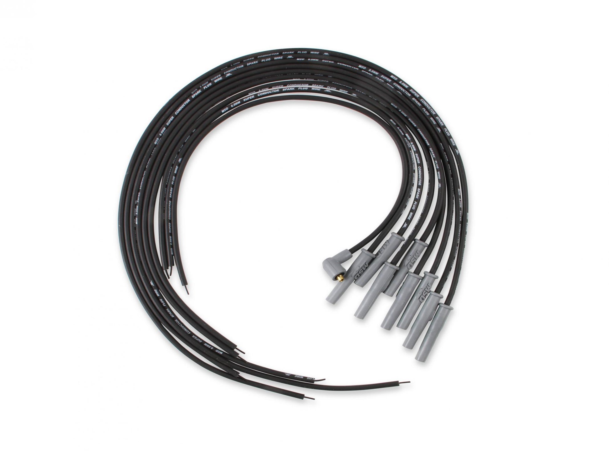 Black 8.5Mm Super Conductor 8-Cylinder Multi-Angle, Universal Socket Style Distributor Caps, As Well As The Ones For Spark Plug-Style Terminals MSD Ignition-14