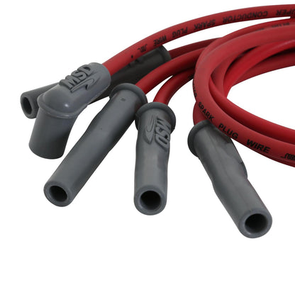 Super Conductor Spark Plug Wire Set Ford 2300 4 Cyl. For Use On Fords 2.3L Four-Cylinder Engine MSD Ignition-2