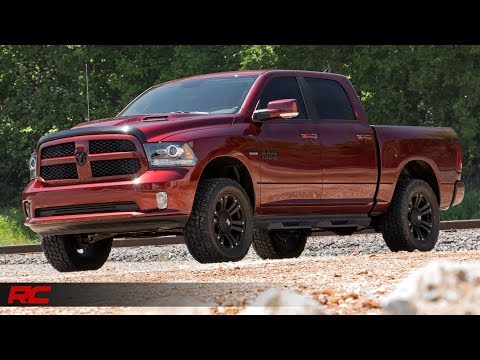 3.0 Inch Dodge Bolt-On Lift Kit w/ N3 Struts and Rear V2 Shocks For 12-23 Ram 1500 4WD Rough Country-1