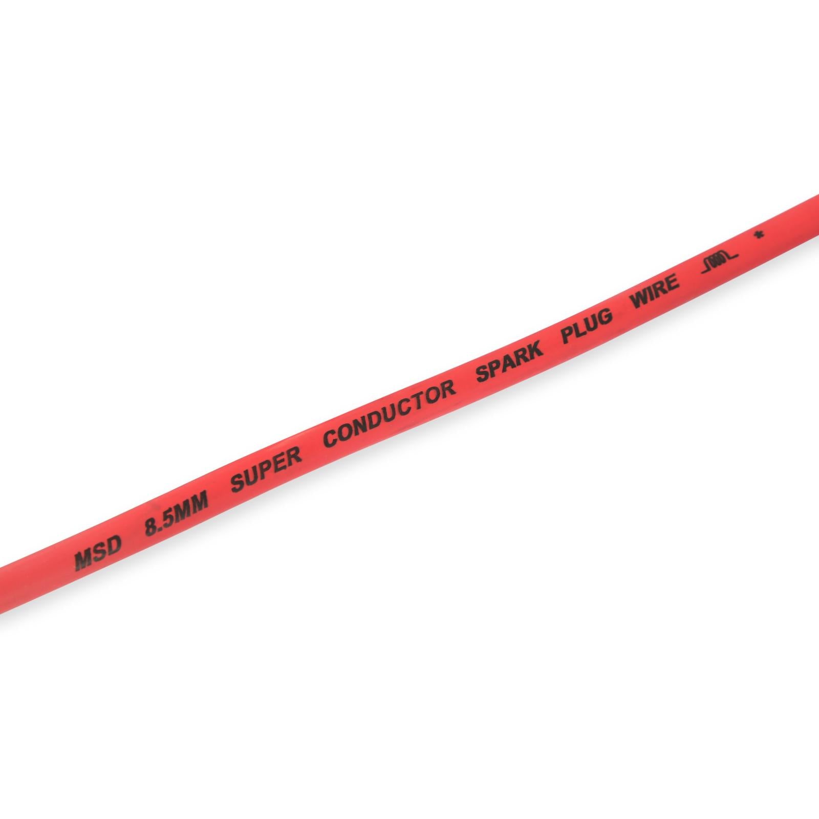 Red Super Conductor Big Block Chevy For Use With Low Profile Distributor The Race Tailored 8.5Mm Super Conductor Wire Sets Are Designed Specifically To Fit Race Engines Equipped With Headers Or An Distributor MSD Ignition-3