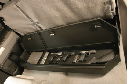 Rear Underseat Lockbox - 07-21 Tundra w/ Double Crew Cab Excludes CrewMax Black Products Tuffy Security-9