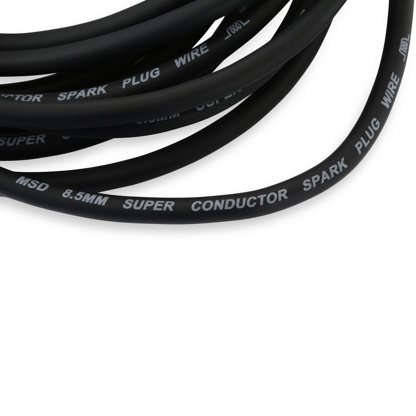 Black Super Conductor Ford 302, 351W, Hei For Use On Ford Small-Block Engines With 302-351W, Hei Boots, Black Jacket MSD Ignition-4