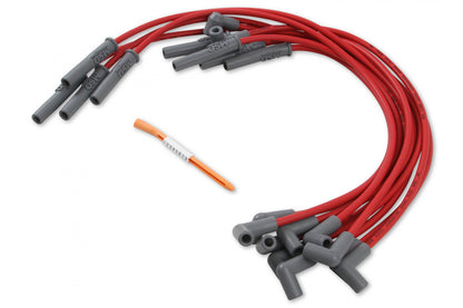 Spark Plug Wires For Ford 302, 351W Spark Plug Wires For Sbf 302-351W, Straight Multi-Angle And 90 Degree Boots, Red Jacket MSD Ignition-2