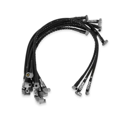 Sleeved Spark Plug Wires For Sbc Over Valve Cover, Hei The Race Tailored 8.5Mm Super Conductor Wire Sets MSD Ignition