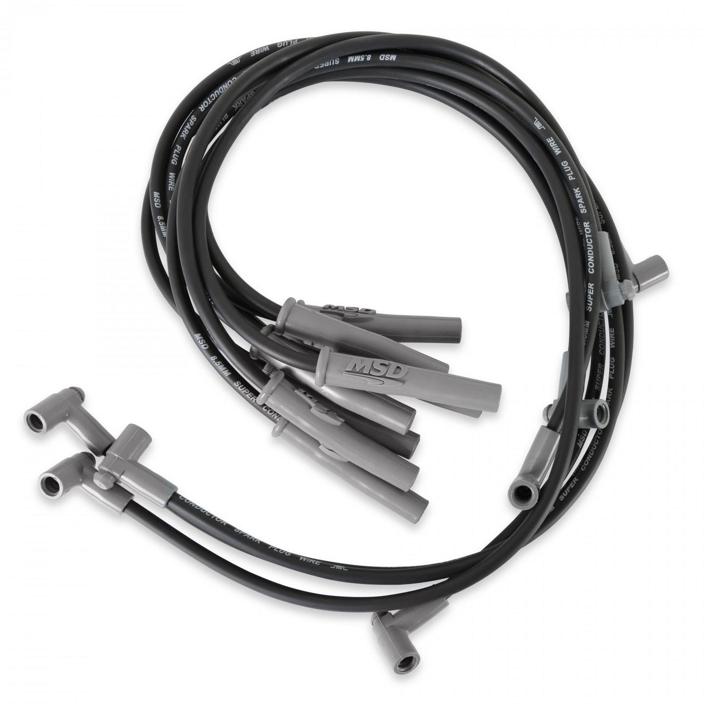Black Super Conductor Big Block Chevy, '74-'76 Hei For Use On Chevy Big Block Engines, Hei, Black Jacket MSD Ignition