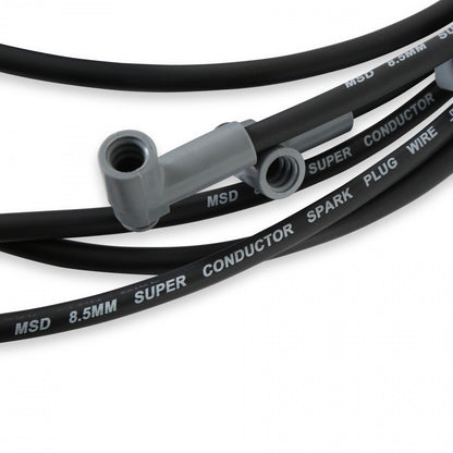 Black Super Conductor Big Block Chevy, '74-'76 Hei For Use On Chevy Big Block Engines, Hei, Black Jacket MSD Ignition-4