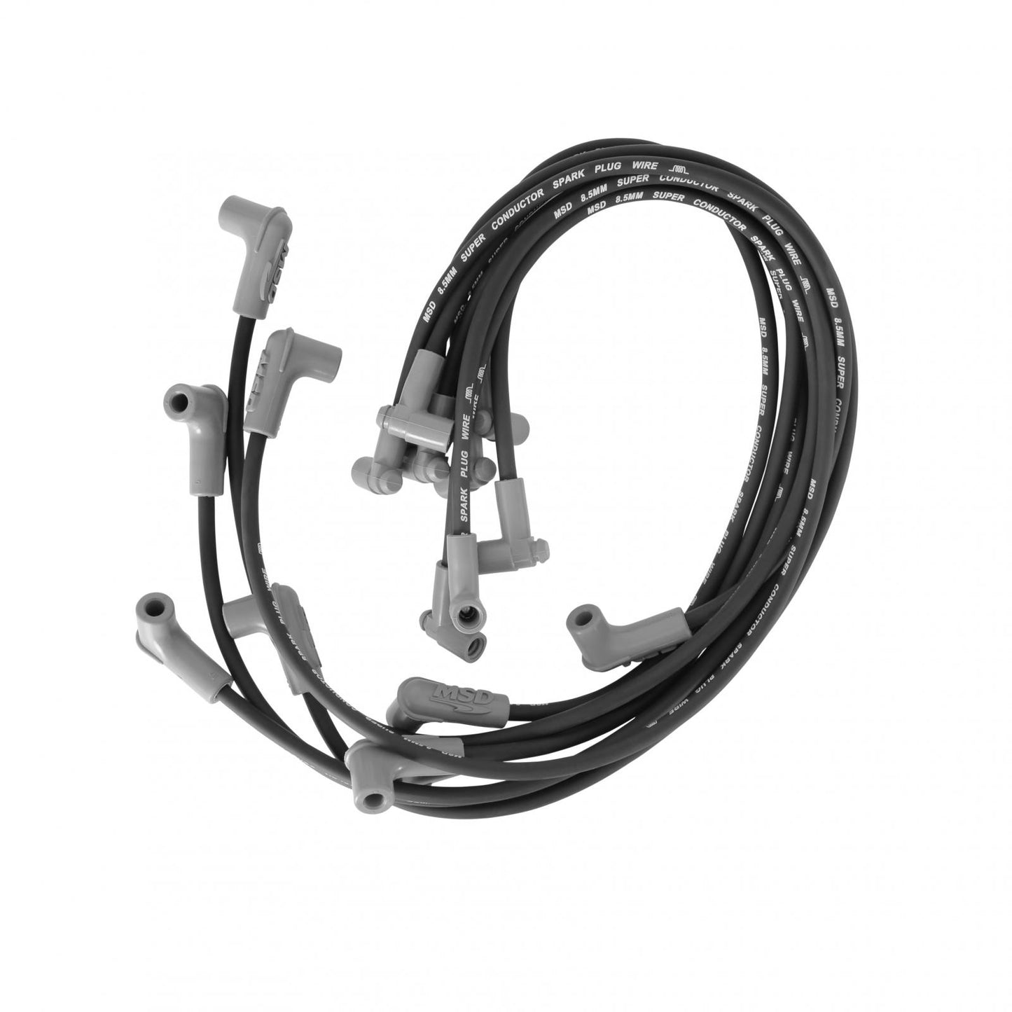 Black Super Conductor Ford 351C-400, Socket For Use On Ford 351C-400, Socket, Black Jacket MSD Ignition-1