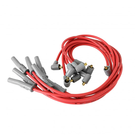 Super Conductor Spark Plug Wire Set Ford 351C-400, Socket For Use On Ford 351C-400, Socket, Red Jacket MSD Ignition