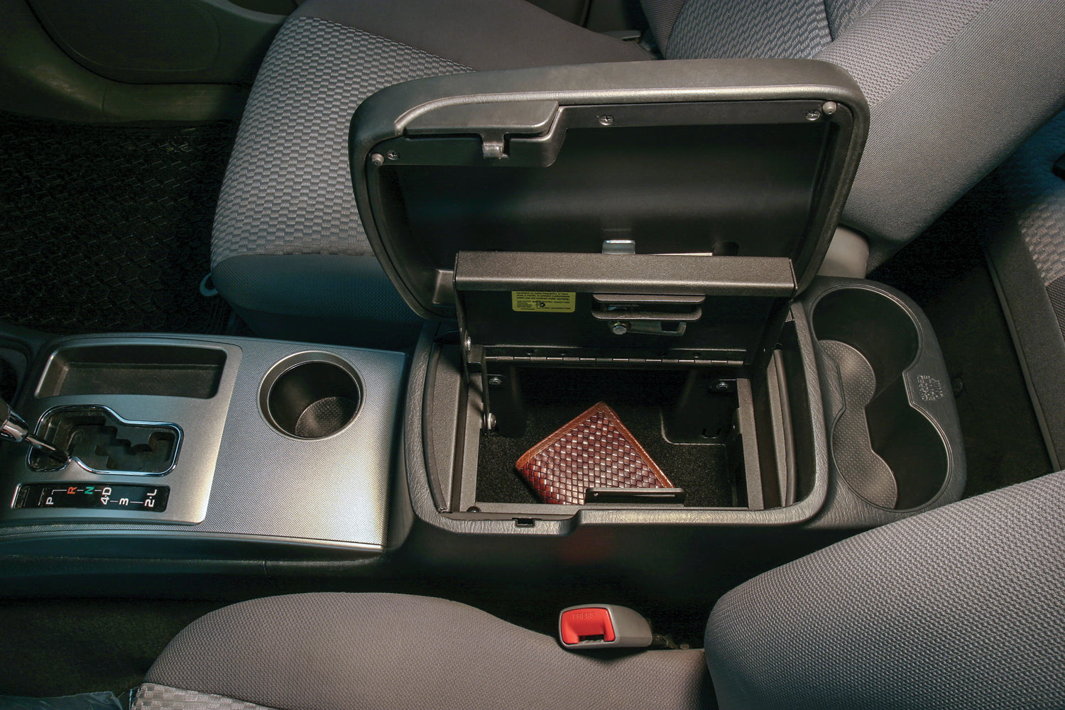 Console Safe - 05-15 Tacoma w/ Fixed Center Console Black Products Tuffy Security-2