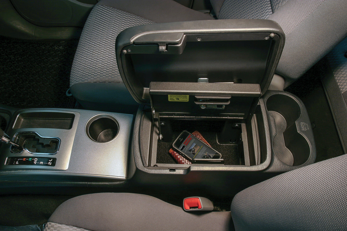 Console Safe - 05-15 Tacoma w/ Fixed Center Console Black Products Tuffy Security-3