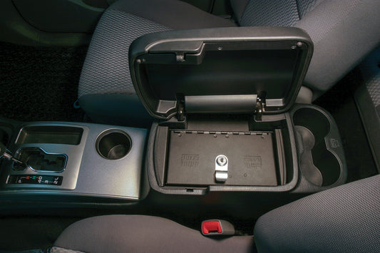 Console Safe - 05-15 Tacoma w/ Fixed Center Console Black Products Tuffy Security