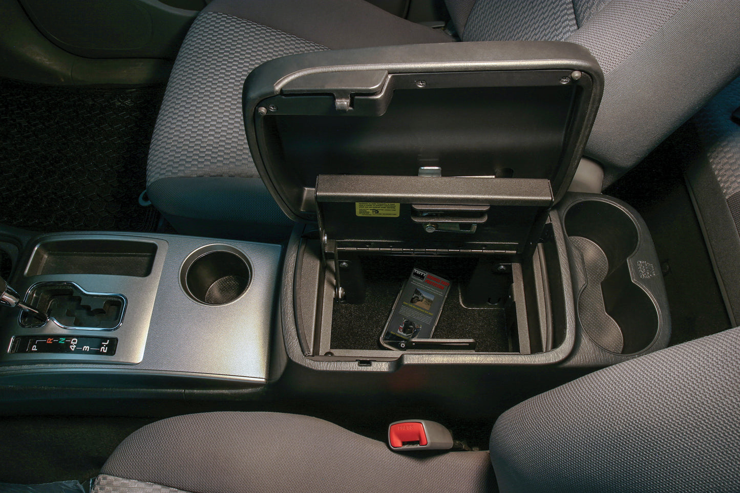 Console Safe - 05-15 Tacoma w/ Fixed Center Console Black Products Tuffy Security-1