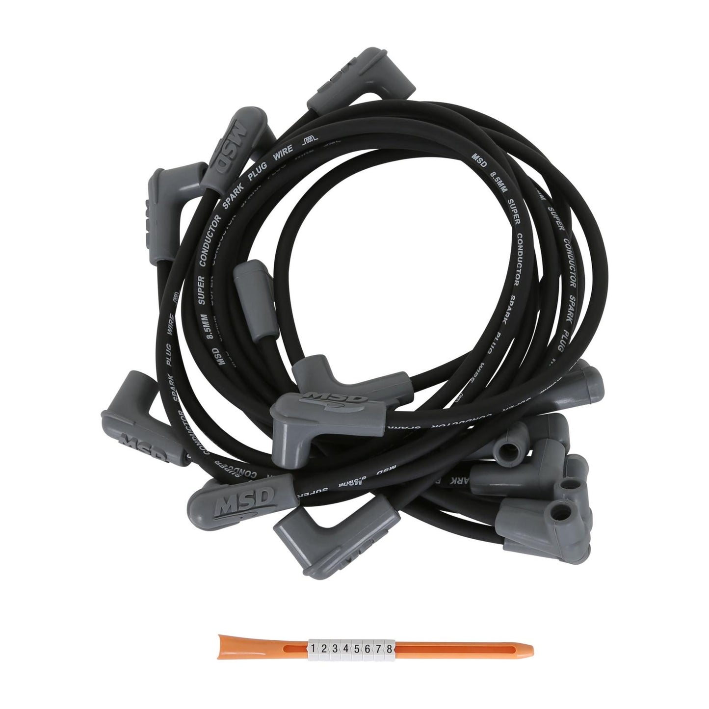 Black Super Conductor Sb Chevy Truck, '85-On For Use On Small Block Chevy Truck, '85-On, Black Jacket MSD Ignition