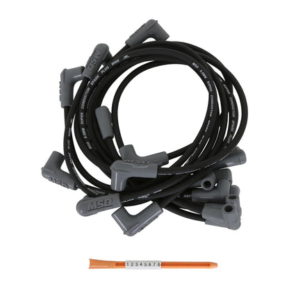 Black Super Conductor Sb Chevy Truck, '85-On For Use On Small Block Chevy Truck, '85-On, Black Jacket MSD Ignition