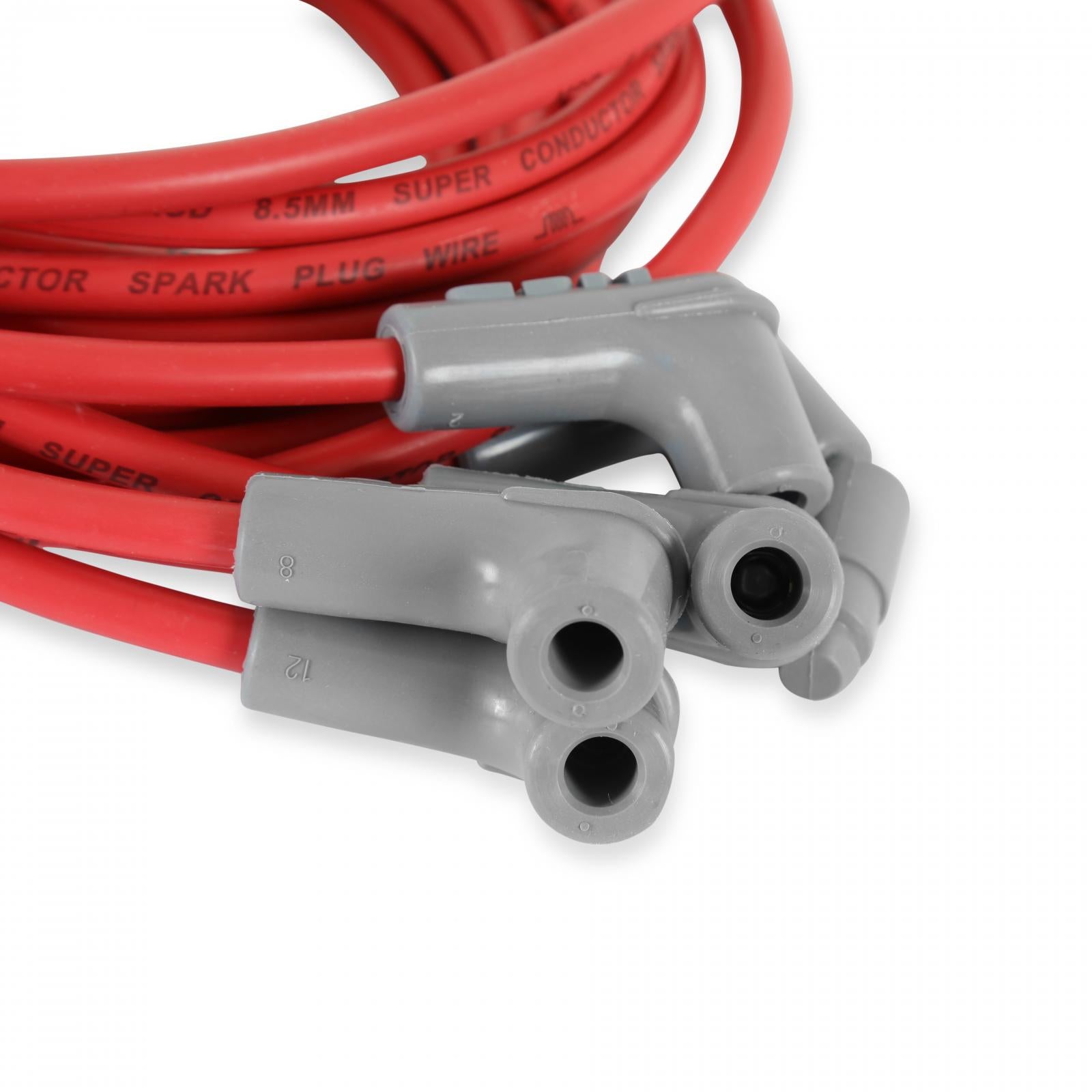 Super Conductor Spark Plug Wire Set Chevy Truck 305-350 '85-On For Use On Chevy Trucks 305-350, '85-On, Red Jacket MSD Ignition-2