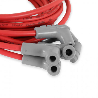 Super Conductor Spark Plug Wire Set Chevy Truck 305-350 '85-On For Use On Chevy Trucks 305-350, '85-On, Red Jacket MSD Ignition-2