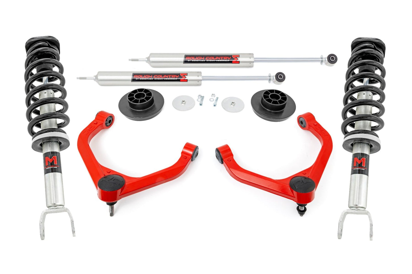 3.5 Inch Lift Kit M1 Struts/M1 Red Ram 1500 2WD/4WD (2019-2026) Rough Country