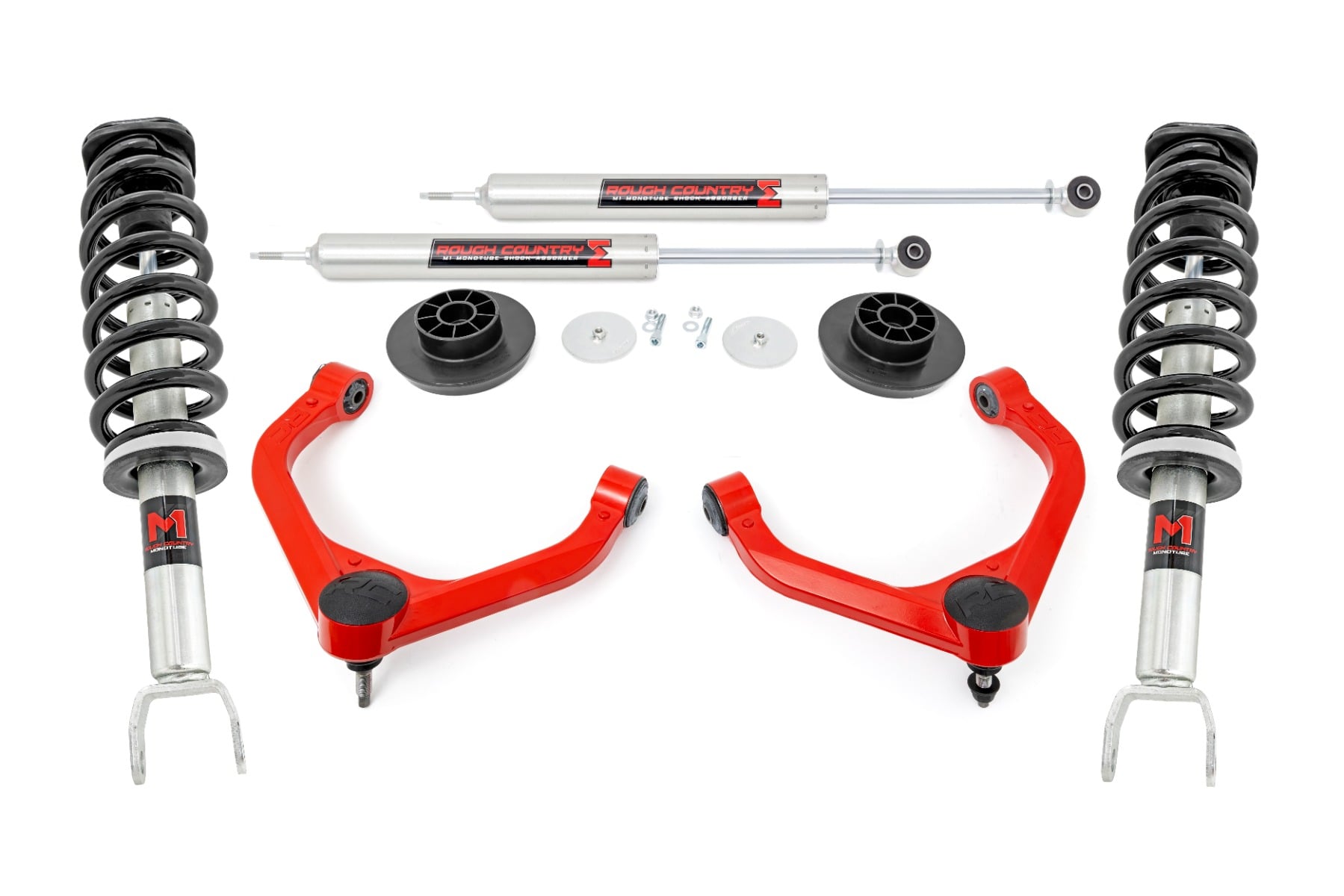 3.5 Inch Lift Kit M1 Struts/M1 Red Ram 1500 2WD/4WD (2019-2026) Rough Country