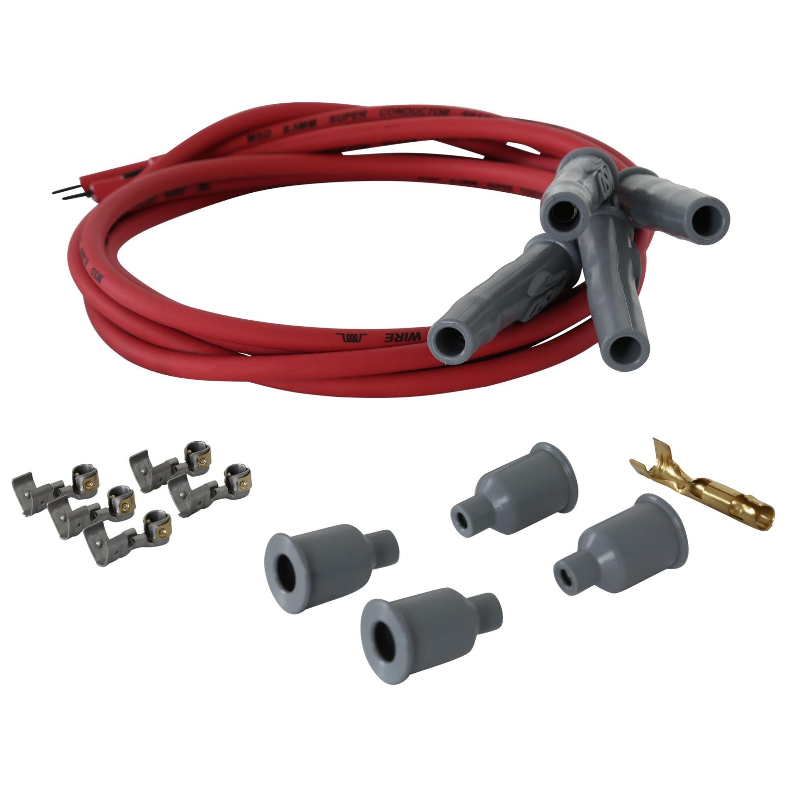Wire Set 8.5Mm Super Conductor, Motorcycle, 4 Cylinder The Super Conductor Wire Is A High Performance Wire From The Inside Out MSD Ignition-2