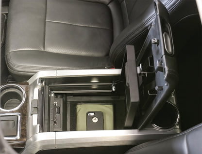 Console Safe - 09-14 F-150 w/o Full Floor Center Console w/ Flow-Thru Console Black Products Tuffy Security-4