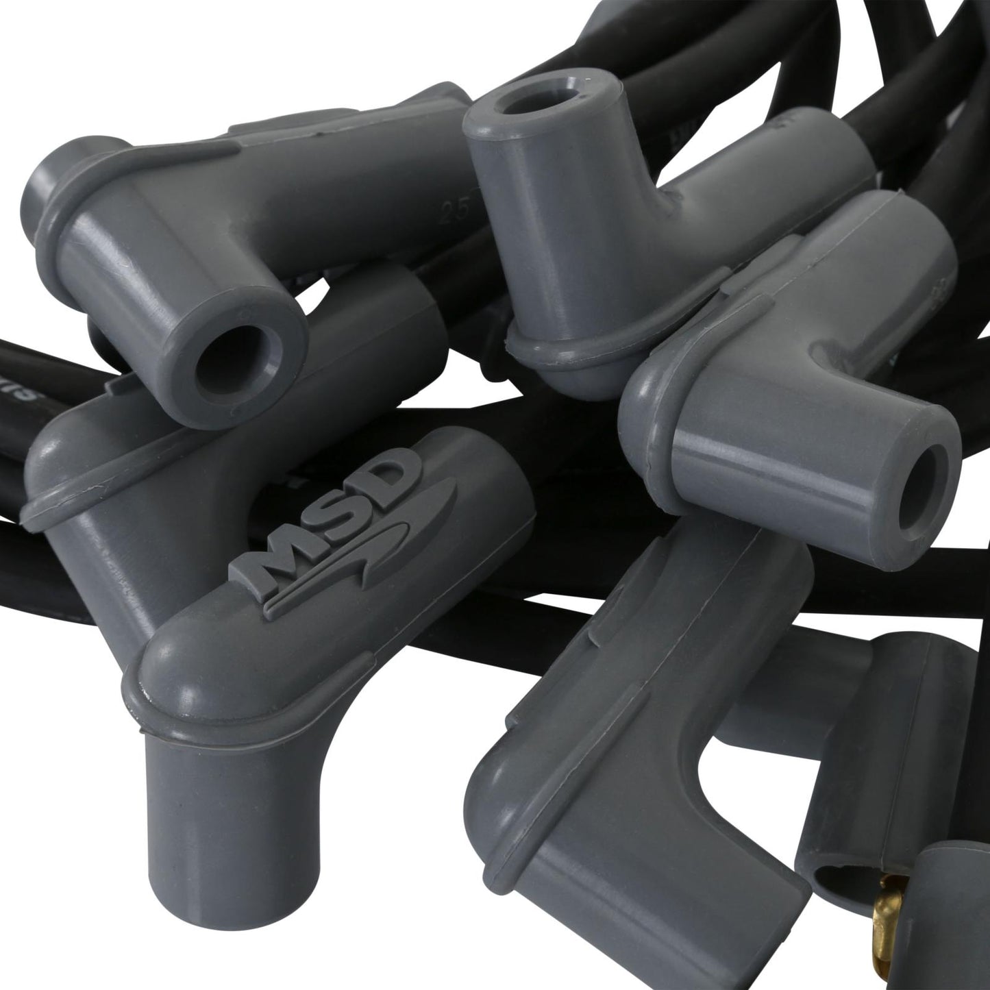 Black Super Conductor Small Block Chevy, Socket The Race Tailored 8.5Mm Super Conductor Wire Sets Are Designed Specifically To Fit Race Engines Equipped With Headers Or An Distributor MSD Ignition-2