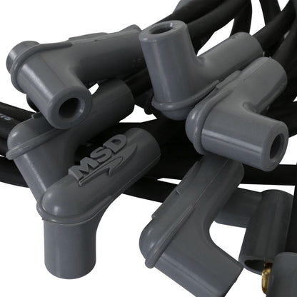 Black Super Conductor Small Block Chevy, Socket The Race Tailored 8.5Mm Super Conductor Wire Sets Are Designed Specifically To Fit Race Engines Equipped With Headers Or An Distributor MSD Ignition-2