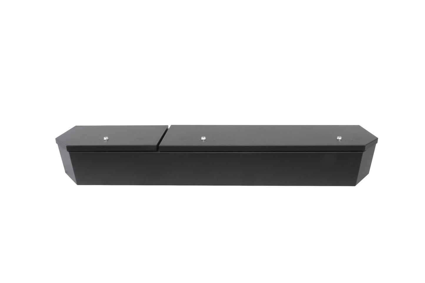 Rear Underseat Lockbox 15-22 F-150 17-22 F-250/350/450 Super Duty w/ Crew Cab w/o Floor Mounted Subwoofer Full Length Black Products Tuffy Security