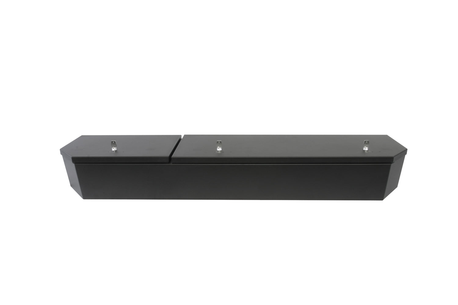Rear Underseat Lockbox 15-22 F-150 17-22 F-250/350/450 Super Duty w/ Crew Cab w/o Floor Mounted Subwoofer Full Length Black Products Tuffy Security-1