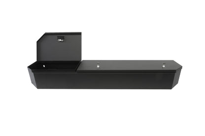 Rear Underseat Lockbox 15-22 F-150 17-22 F-250/350/450 Super Duty w/ Crew Cab w/o Floor Mounted Subwoofer Full Length Black Products Tuffy Security-3