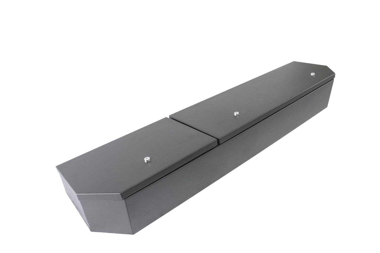 Rear Underseat Lockbox 15-22 F-150 17-22 F-250/350/450 Super Duty w/ Crew Cab w/o Floor Mounted Subwoofer Full Length Black Products Tuffy Security-5