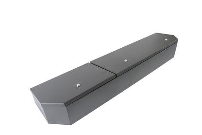 Rear Underseat Lockbox 15-22 F-150 17-22 F-250/350/450 Super Duty w/ Crew Cab w/o Floor Mounted Subwoofer Full Length Black Products Tuffy Security-5