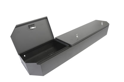 Rear Underseat Lockbox 15-22 F-150 17-22 F-250/350/450 Super Duty w/ Crew Cab w/o Floor Mounted Subwoofer Full Length Black Products Tuffy Security-6