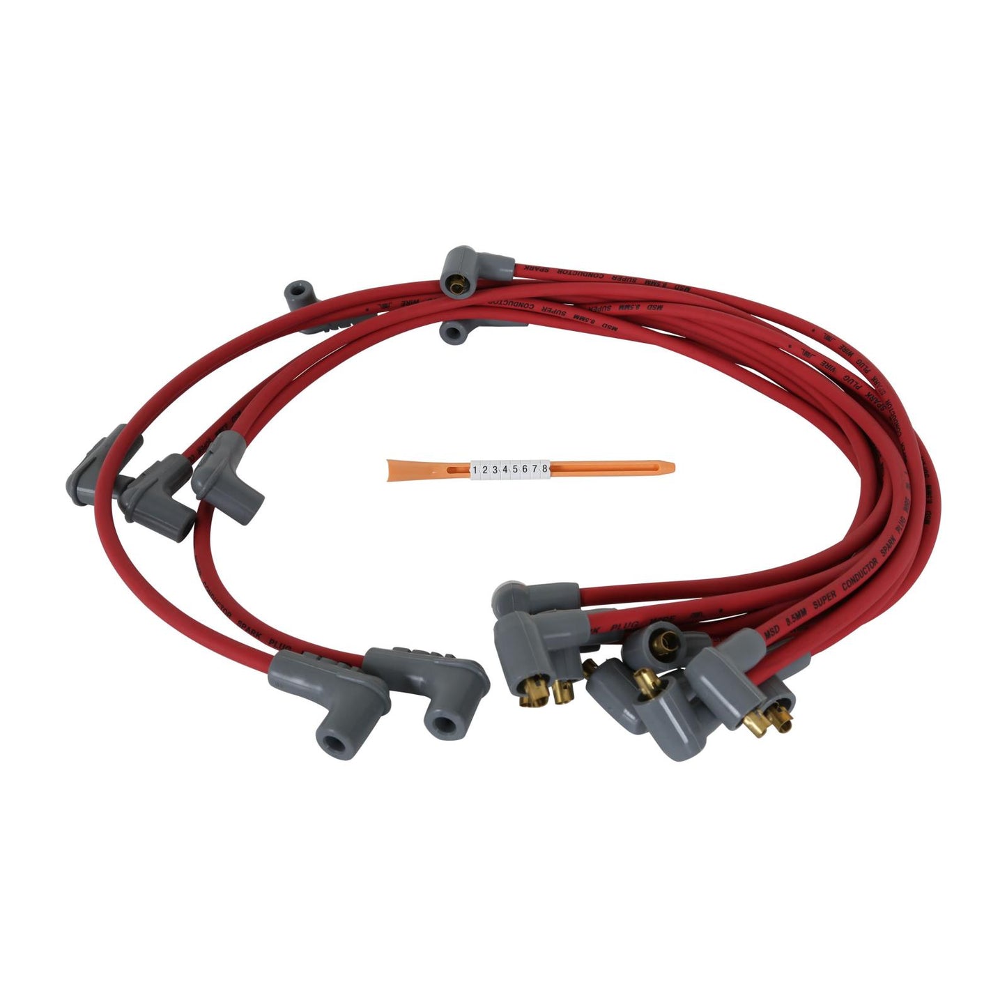 Super Conductor Spark Plug Wire SetBig Block Chevy, Socket Dist. Cap The Race Tailored 8.5Mm Super Conductor Wire Sets MSD Ignition-3