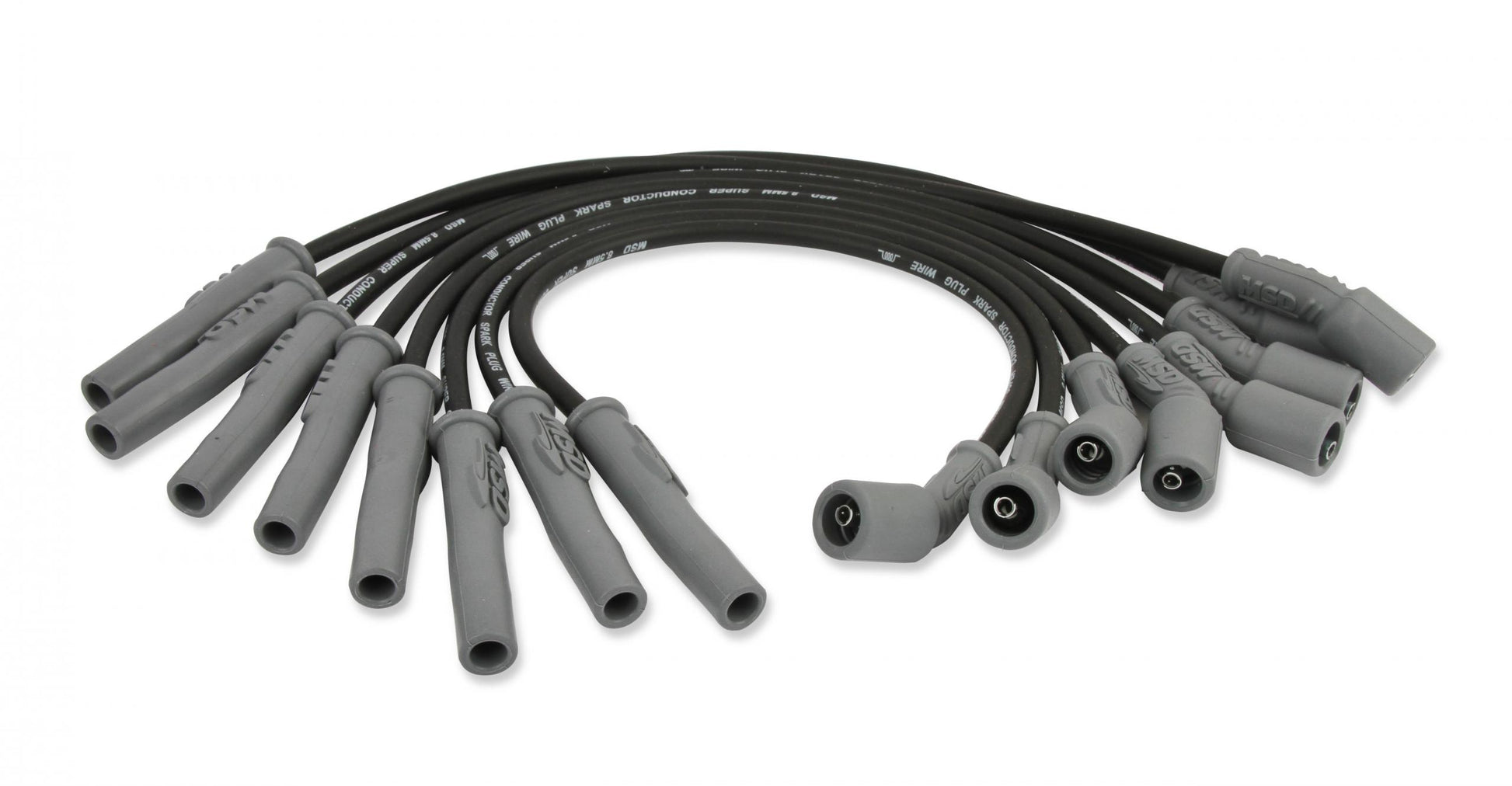Ford Raptor 6.2L V8 Wire Set Direct Replacement 8.5 Mm Super Conductor Spark Plug Wire Set MSD Ignition-14