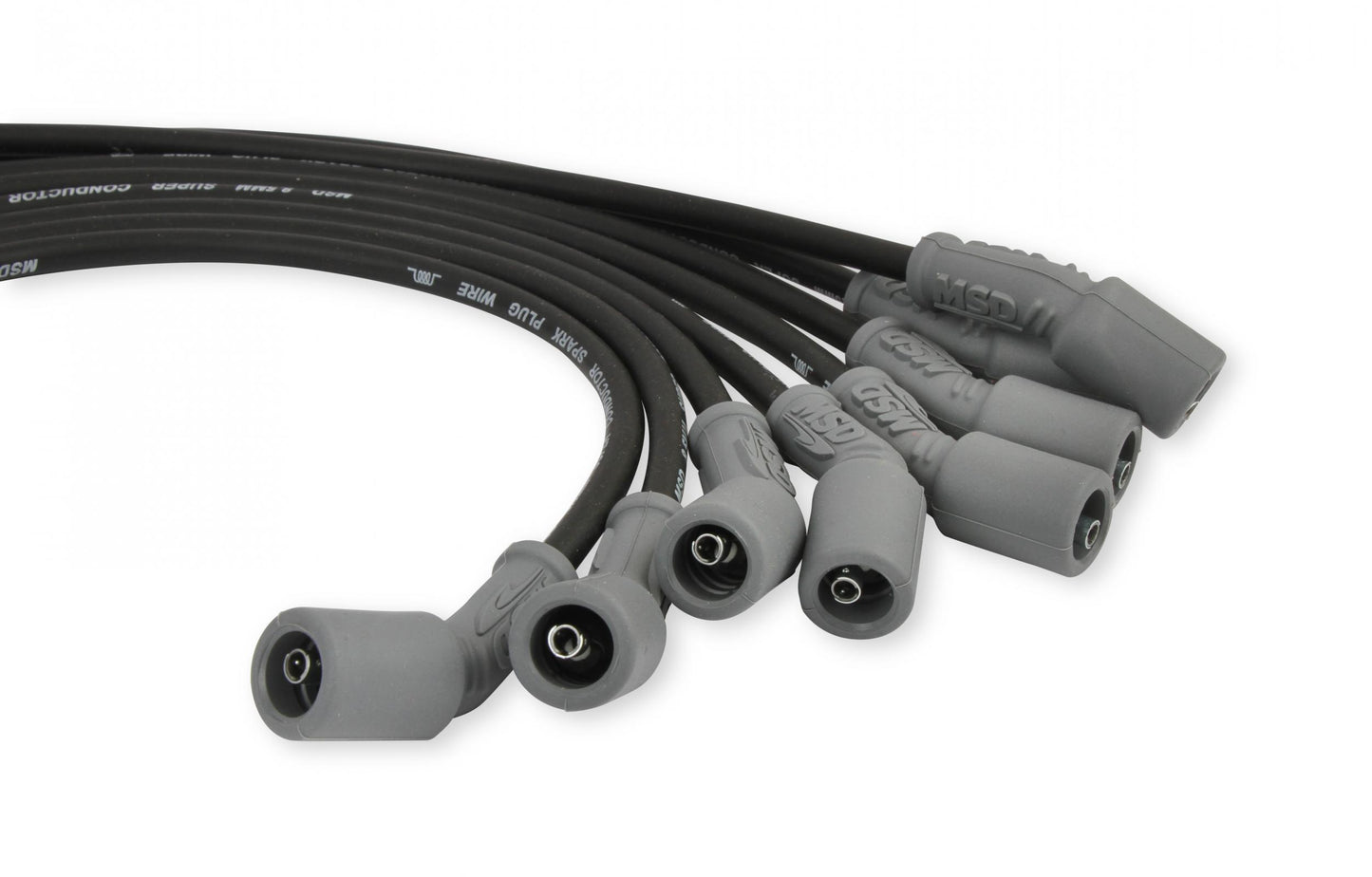 Ford Raptor 6.2L V8 Wire Set Direct Replacement 8.5 Mm Super Conductor Spark Plug Wire Set MSD Ignition-17