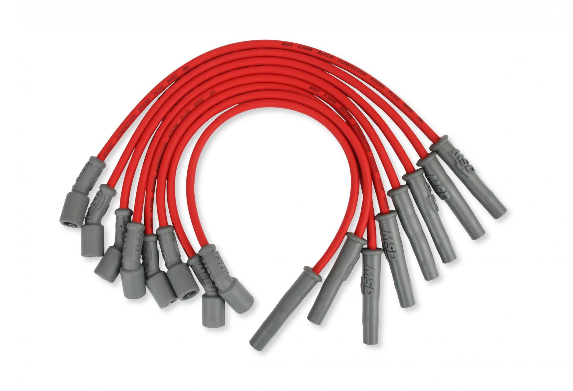 Ford Raptor 6.2L V8 Wire Set Direct Replacement 8.5 Mm Super Conductor Spark Plug Wire Set MSD Ignition-5