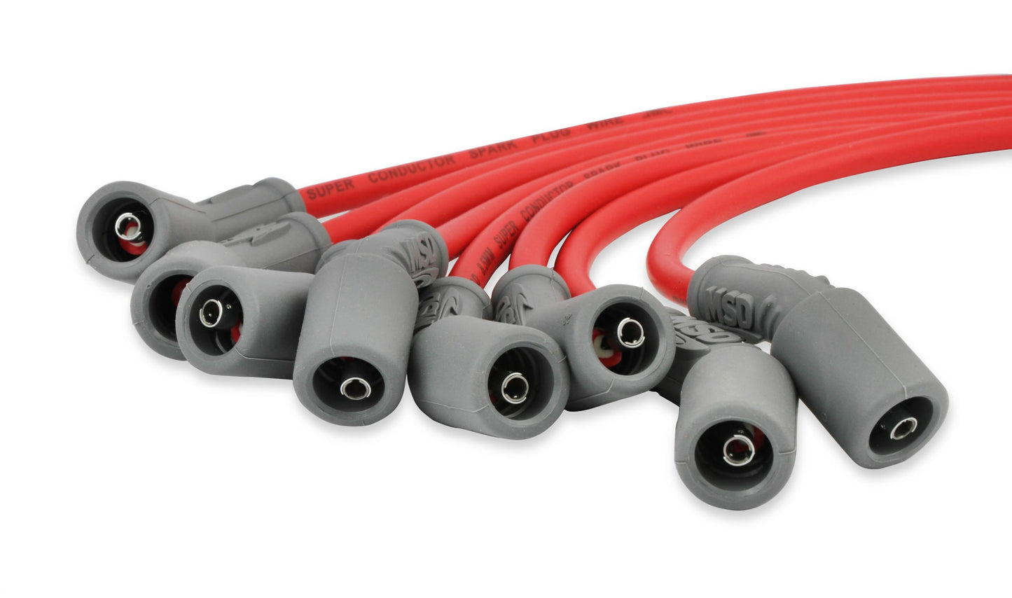 Ford Raptor 6.2L V8 Wire Set Direct Replacement 8.5 Mm Super Conductor Spark Plug Wire Set MSD Ignition-7