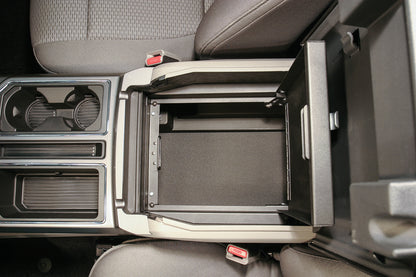 Console Safe 15-22 F-150 / 17-22 F-250/350 Super Duty w/ Flow-Thru Console Black Sandard Key Products Tuffy Security-2